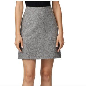 Theory Black and White Speckled Skirt